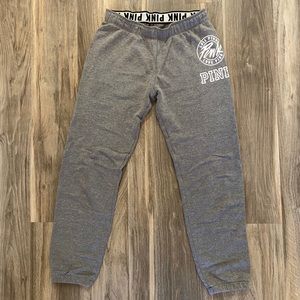 Victoria’s Secret PINK grey crop sweatpants XS VS